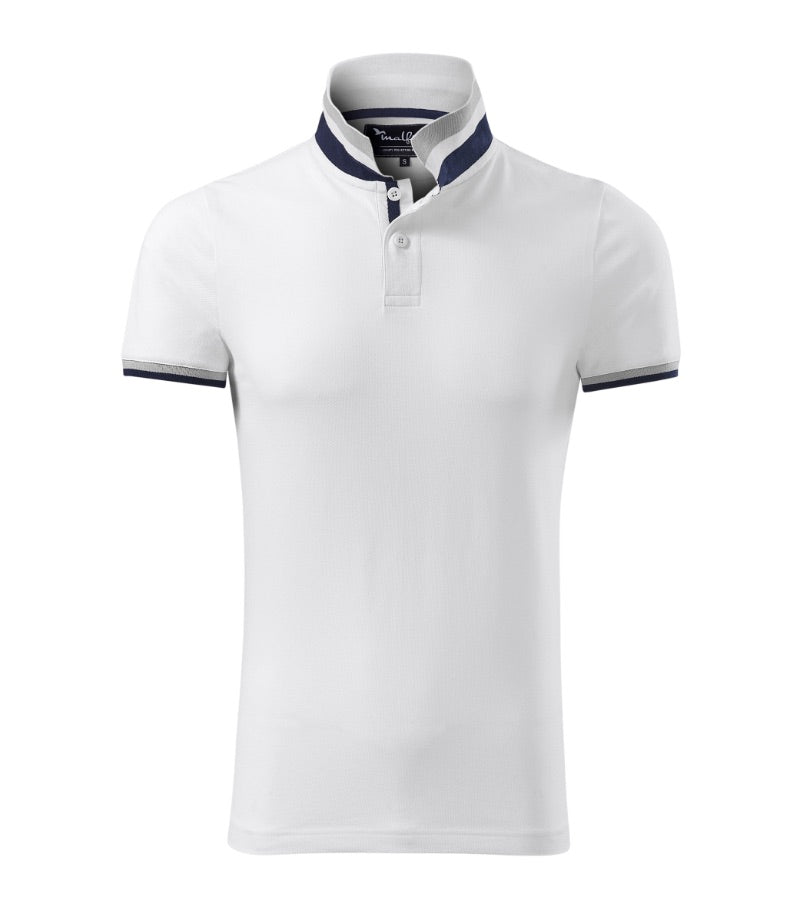 Polo-Shirt mit Kontraststreifen COLLAR UP 256