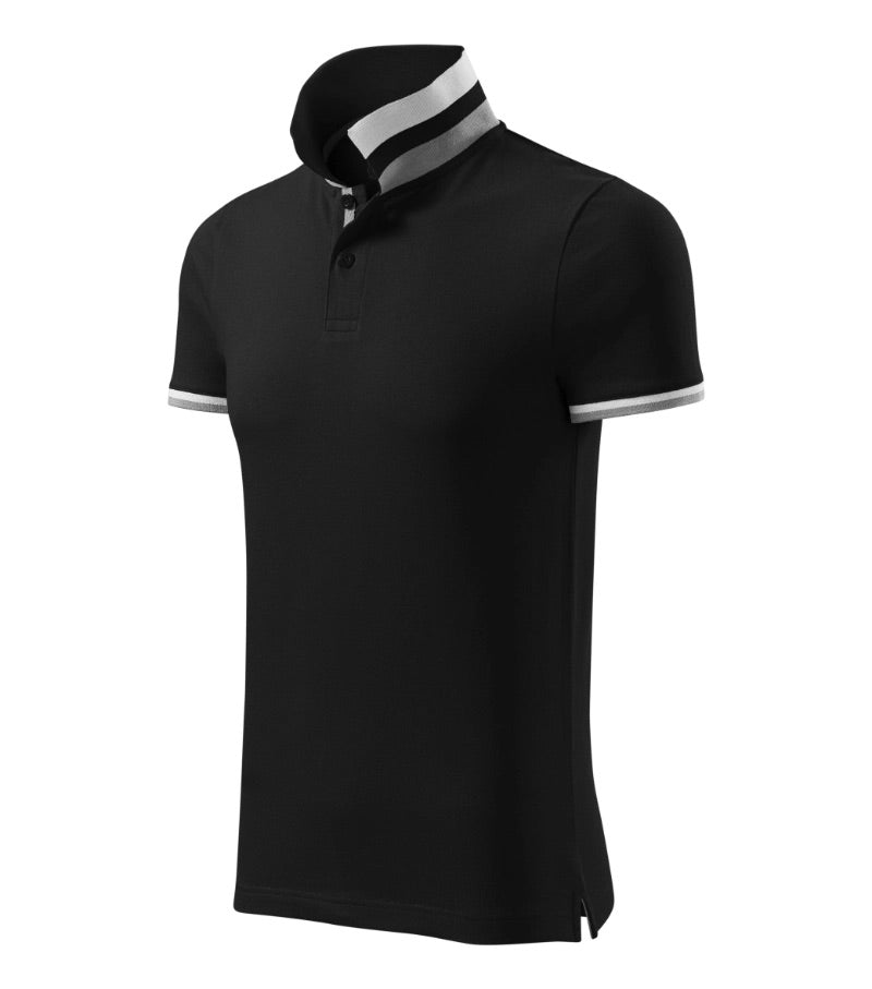 Polo-Shirt mit Kontraststreifen COLLAR UP 256