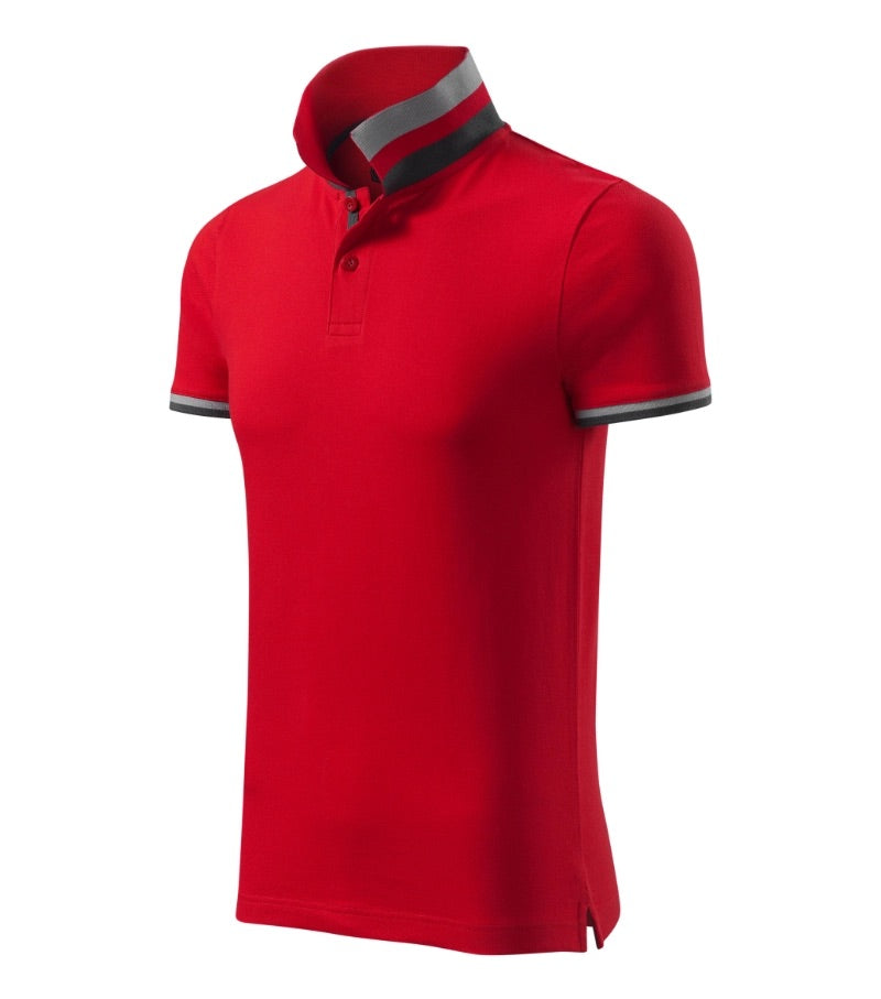 Polo-Shirt mit Kontraststreifen COLLAR UP 256