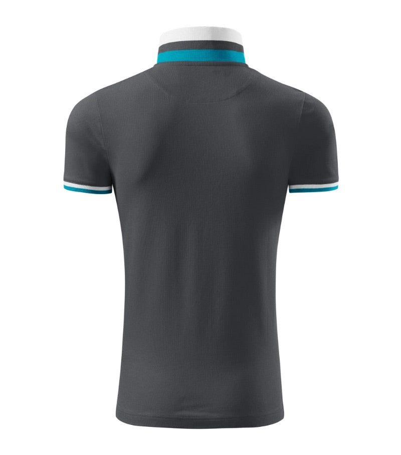 Polo-Shirt mit Kontraststreifen COLLAR UP 256