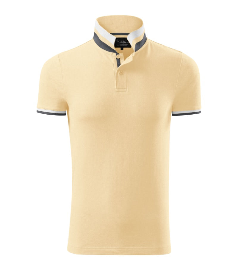 Polo-Shirt mit Kontraststreifen COLLAR UP 256