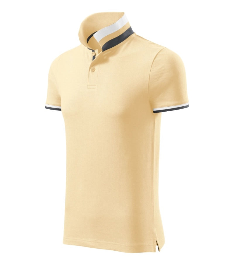 Polo-Shirt mit Kontraststreifen COLLAR UP 256