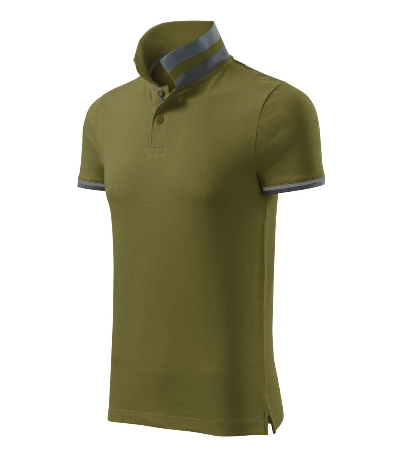 Polo-Shirt mit Kontraststreifen COLLAR UP 256