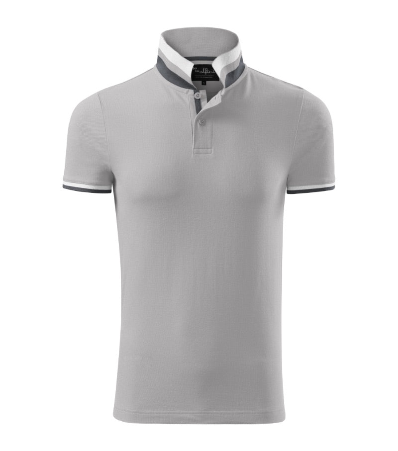 Polo-Shirt mit Kontraststreifen COLLAR UP 256