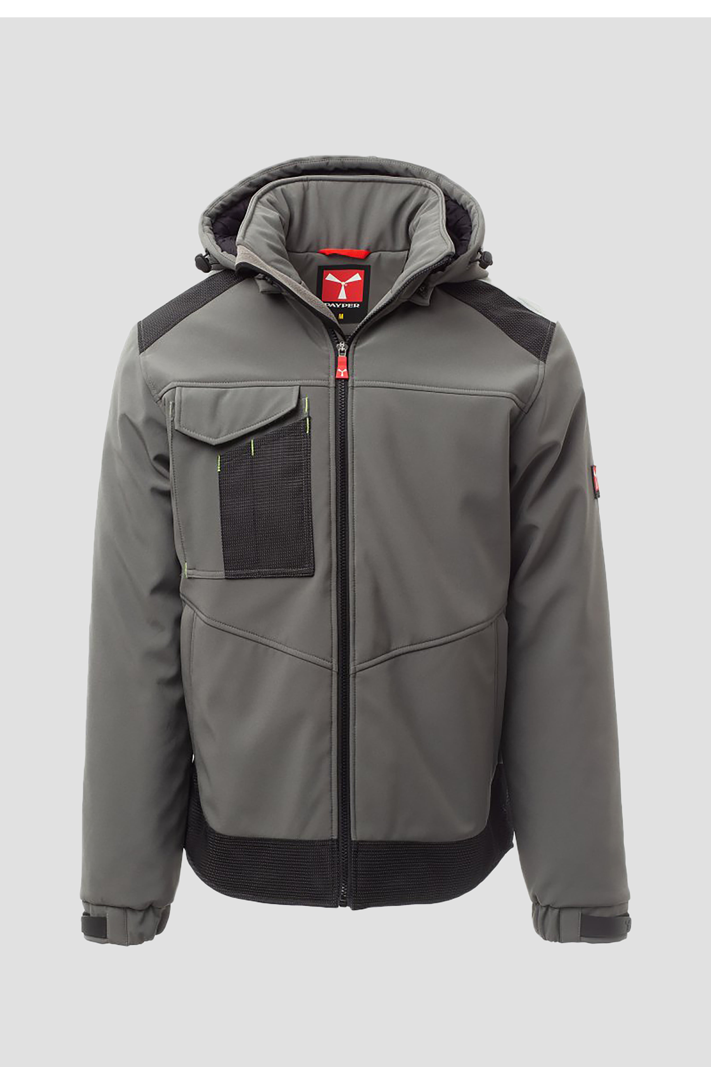 Payper Winterjacke PERFORMER PAD Herren Softshell grau