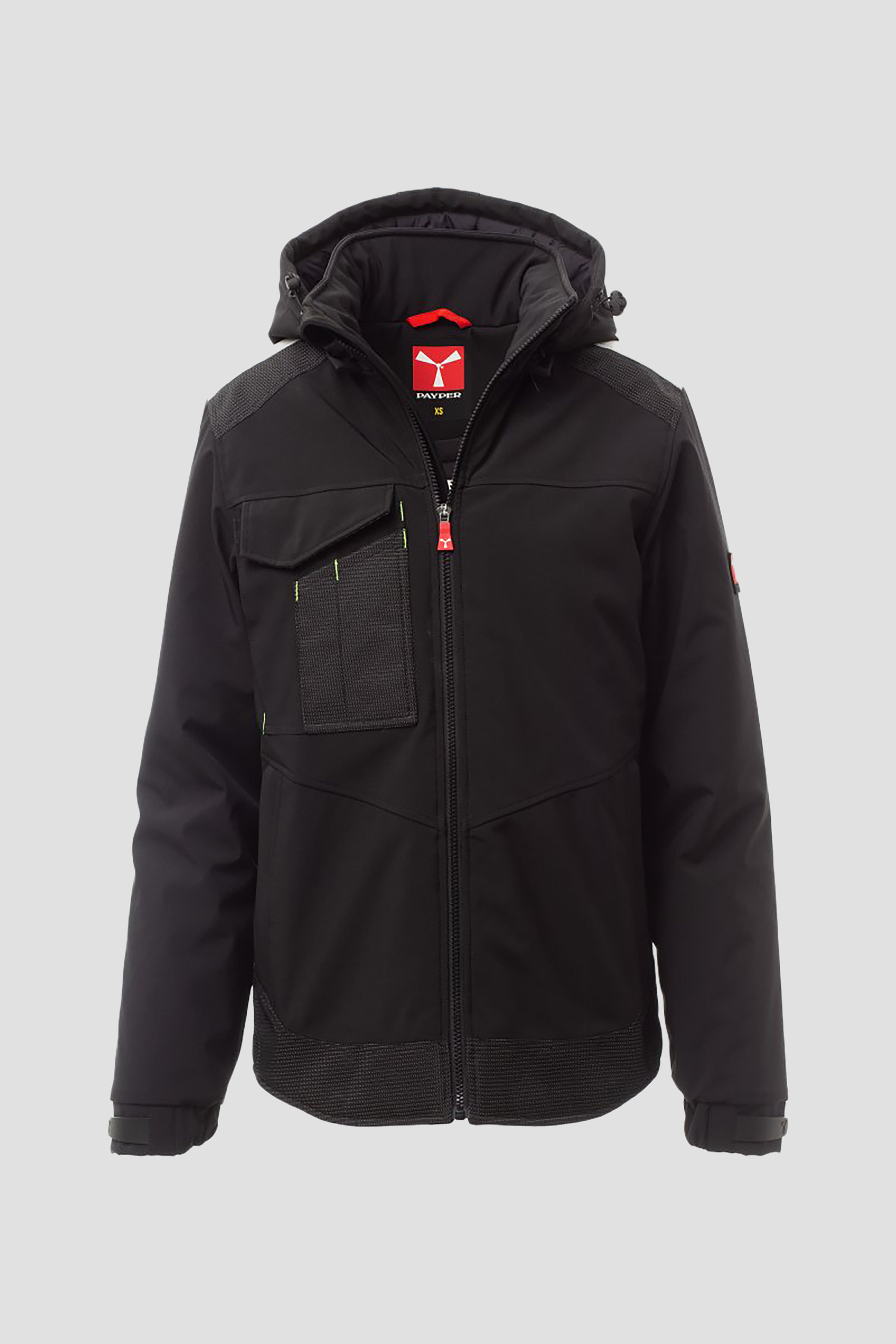 Payper Winterjacke PERFORMER PAD Herren Softshell schwarz