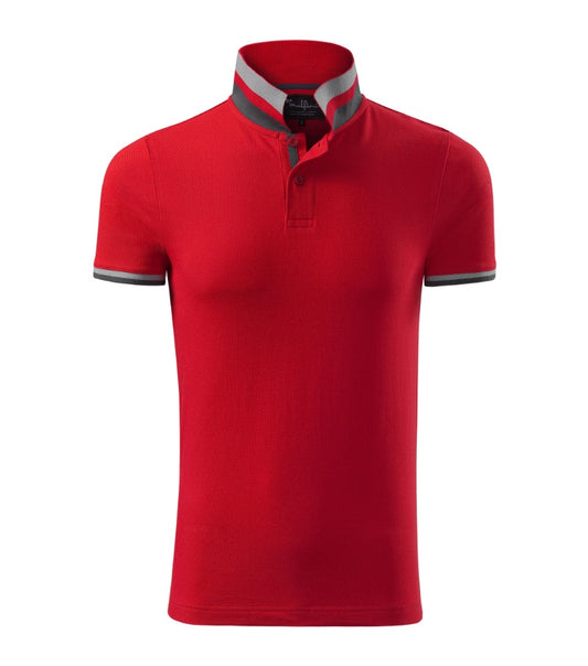 Polo-Shirt mit Kontraststreifen COLLAR UP 256