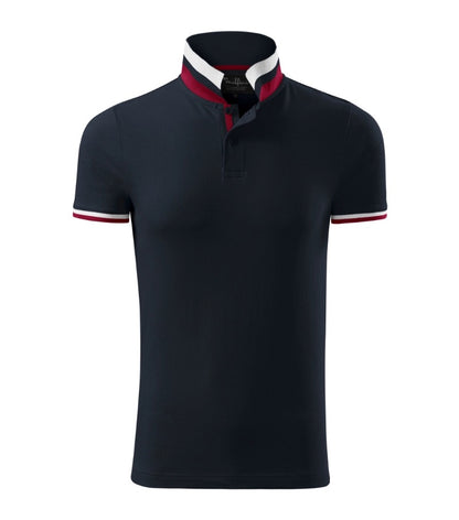 Polo-Shirt mit Kontraststreifen COLLAR UP 256