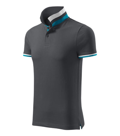 Polo-Shirt mit Kontraststreifen COLLAR UP 256