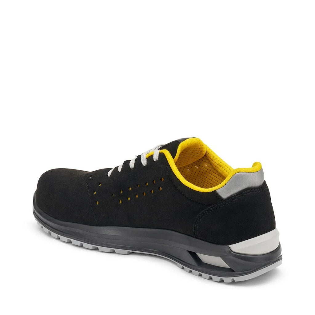 GIASCO LIPARI S1PL FO SR ESD Sicherheitsschuh schwarz gelb, metallfrei