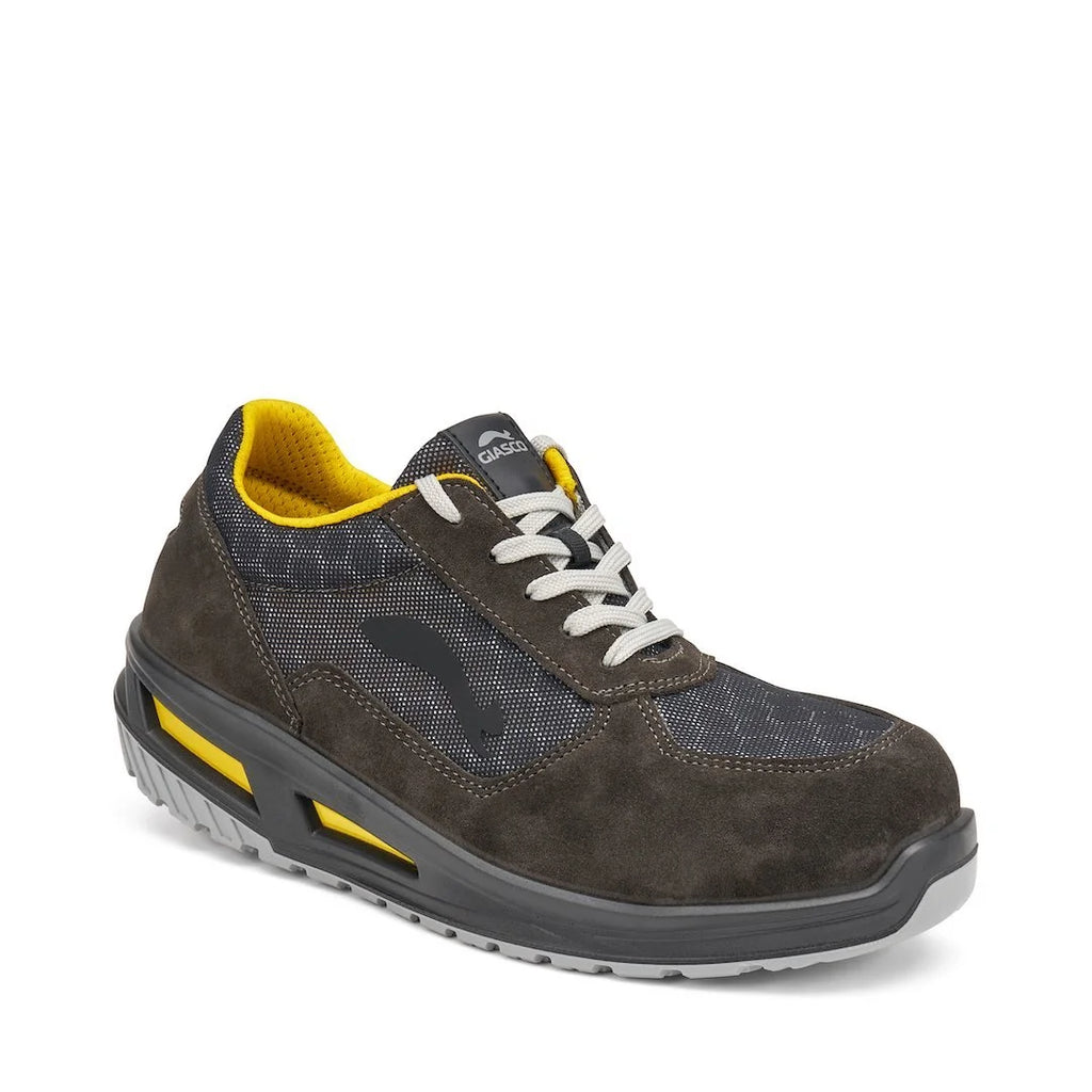 Sicherheitsschuh LEOPARD S1P schwarz gelb metallfrei