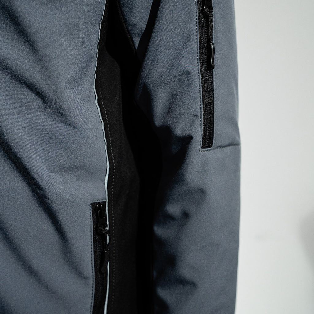 Winter Softshelljacke gefüttert Grau/Schwarz - YURT-TEX KG