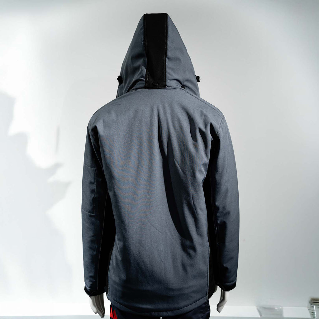 Winter Softshelljacke gefüttert Grau/Schwarz - YURT-TEX KG