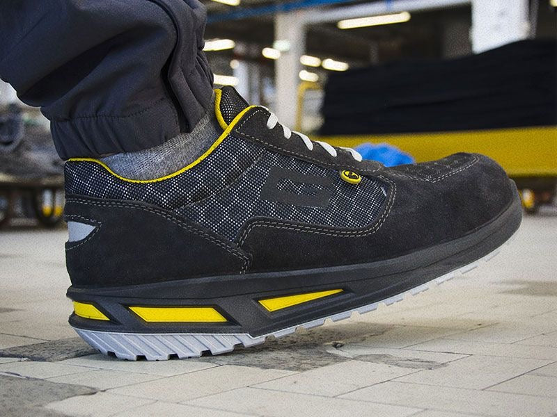 Metallfreier Arbeitsschuh LEOPARD S1P im Einsatz