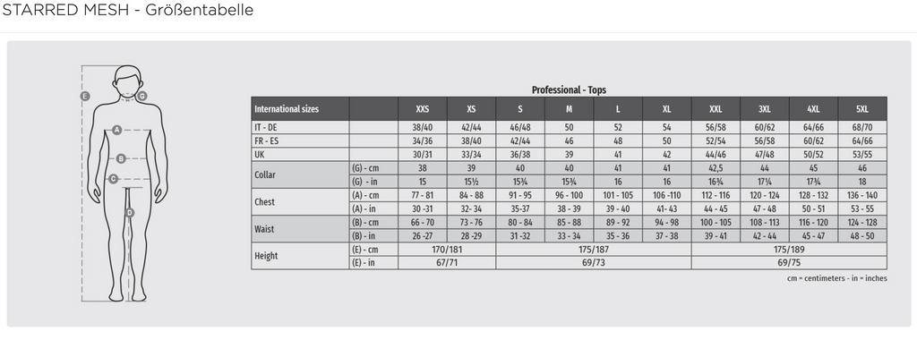 Kochjacke Starlight Mesh
