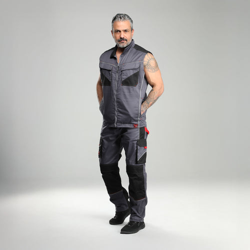 Arbeitshose Stretch Grau/Schwarz - YURT-TEX KG