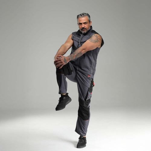 Arbeitshose Stretch Grau/Schwarz - YURT-TEX KG