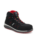 GIASCO OSTRO S3 SRC ESD Sicherheitsschuh, schwarz-rot, knöchelhoch, metallfrei