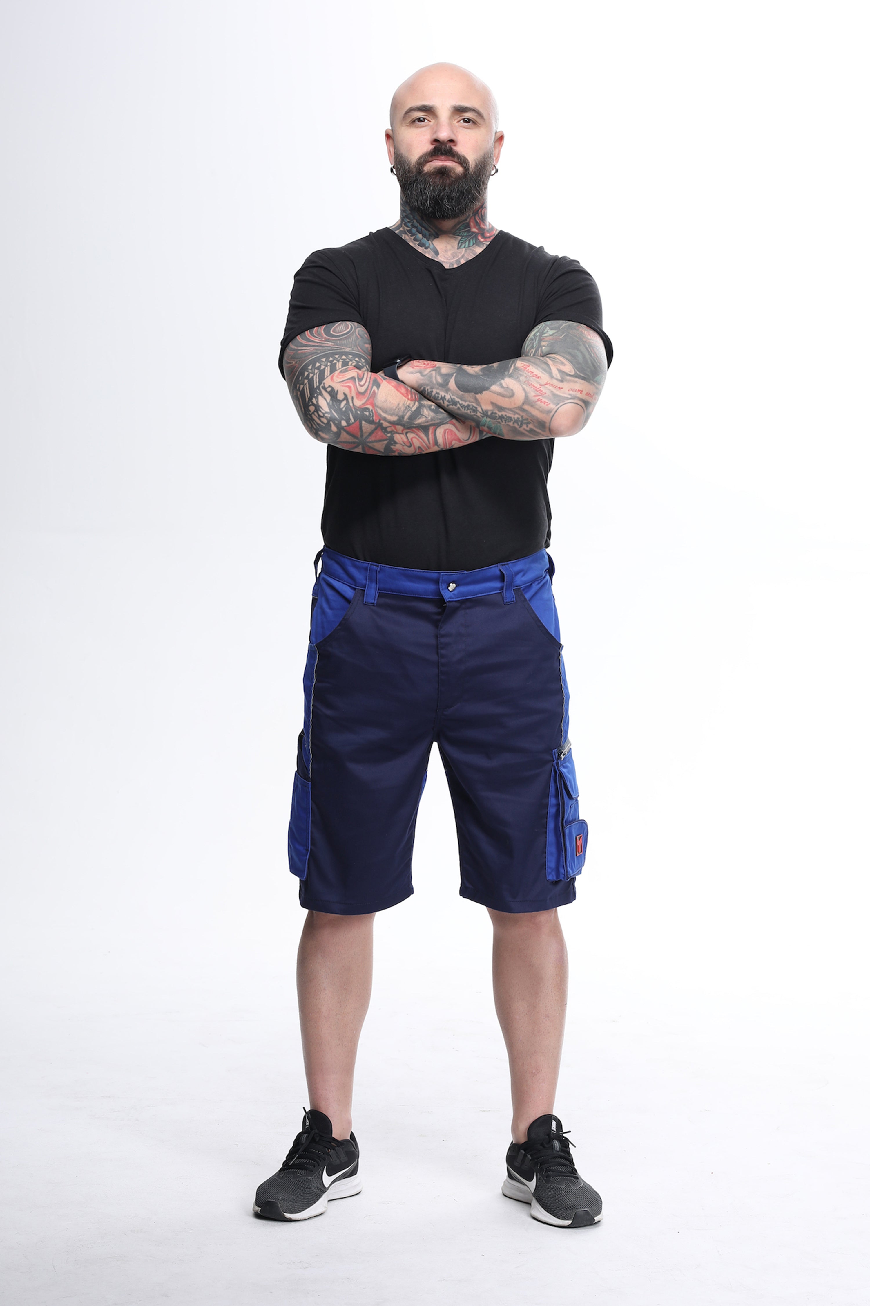 Short Work Trousers Move Marine/Blue