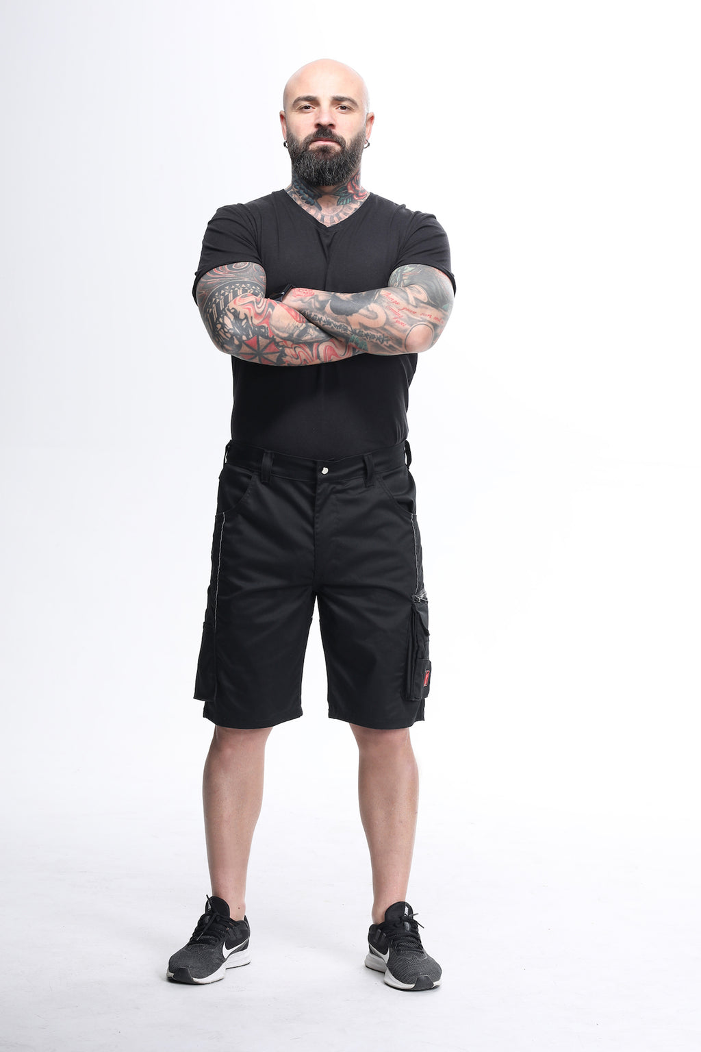Short Work Pants Move Black