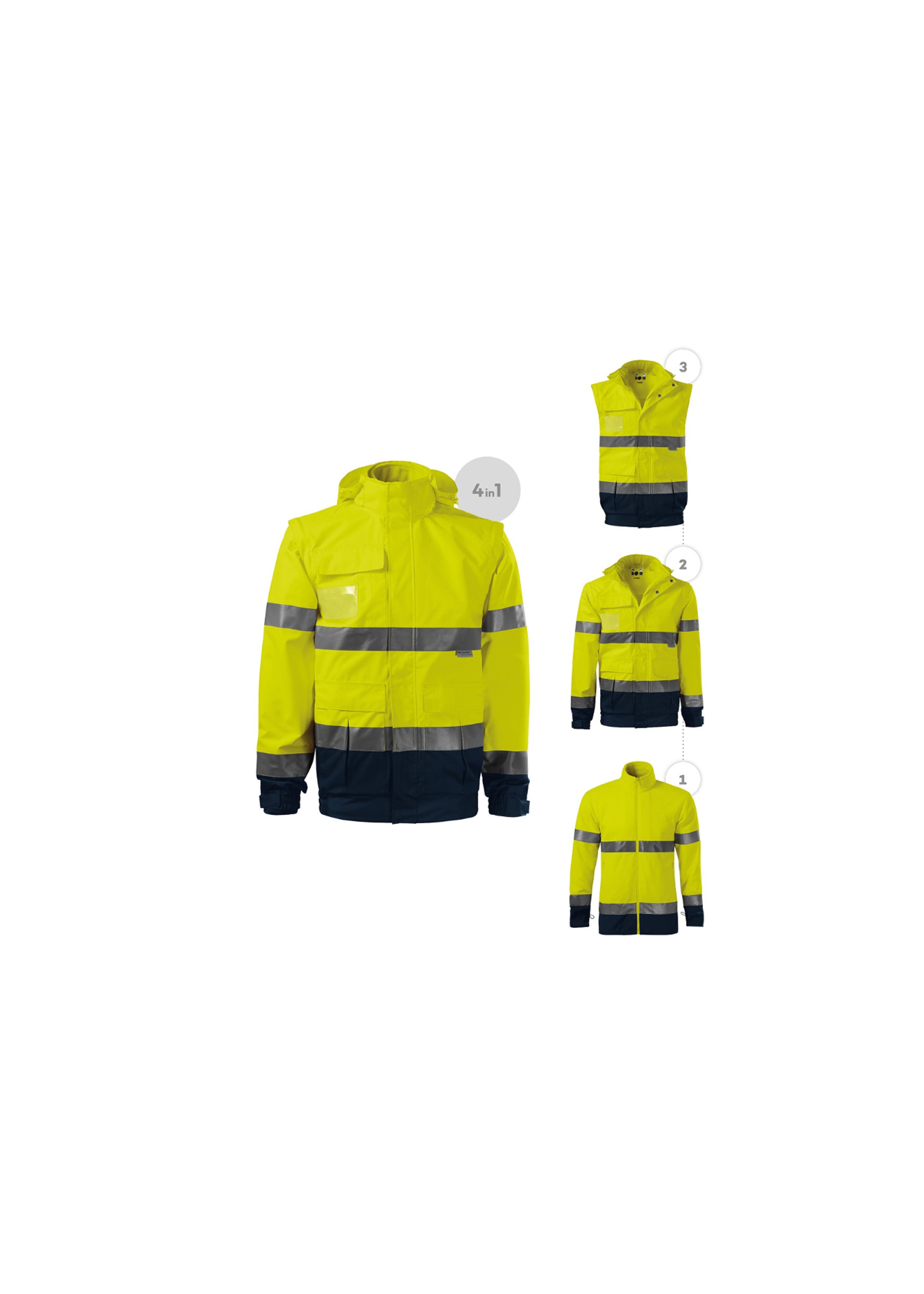HV Guard 4 in 1 Jacket unisex