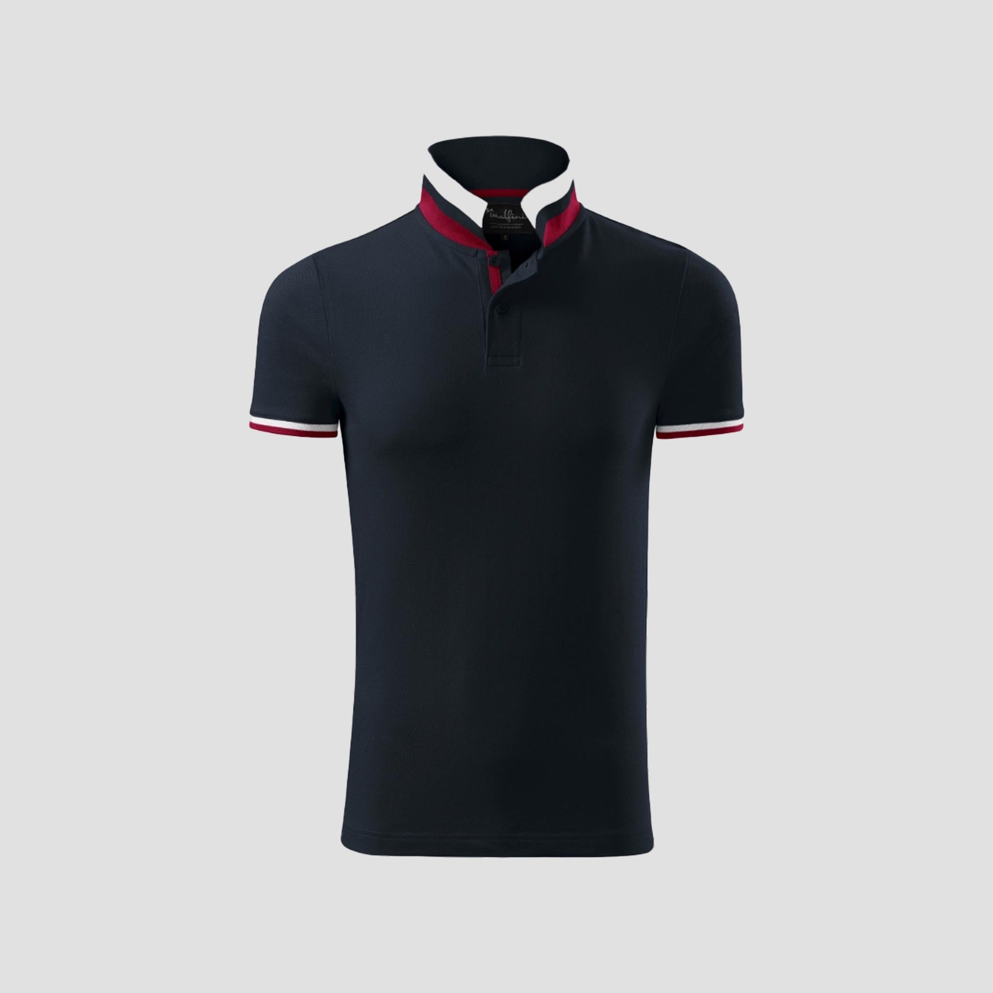 Polo-Shirt mit Kontraststreifen COLLAR UP