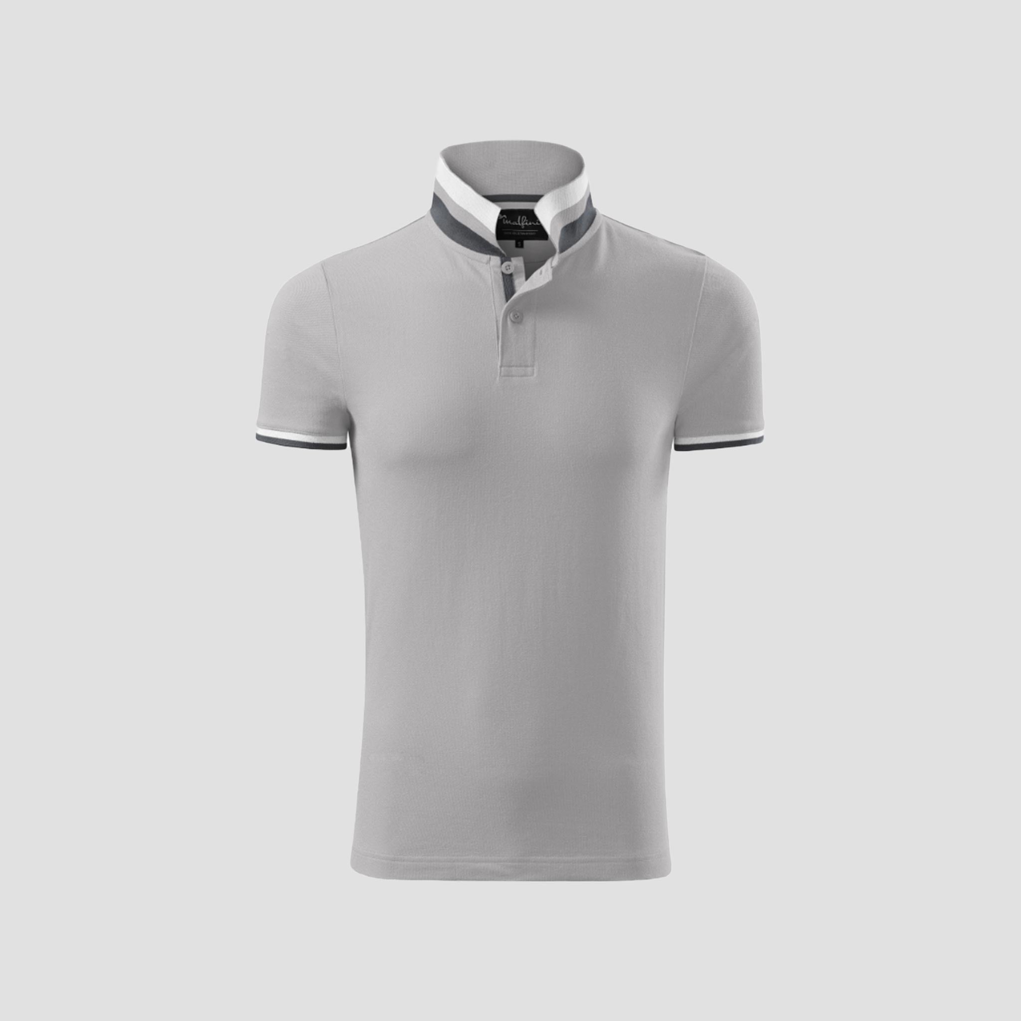 Polo-Shirt mit Kontraststreifen COLLAR UP
