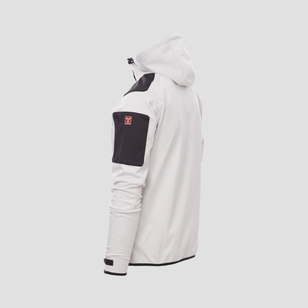 Softshelljacke Weiß seitlich