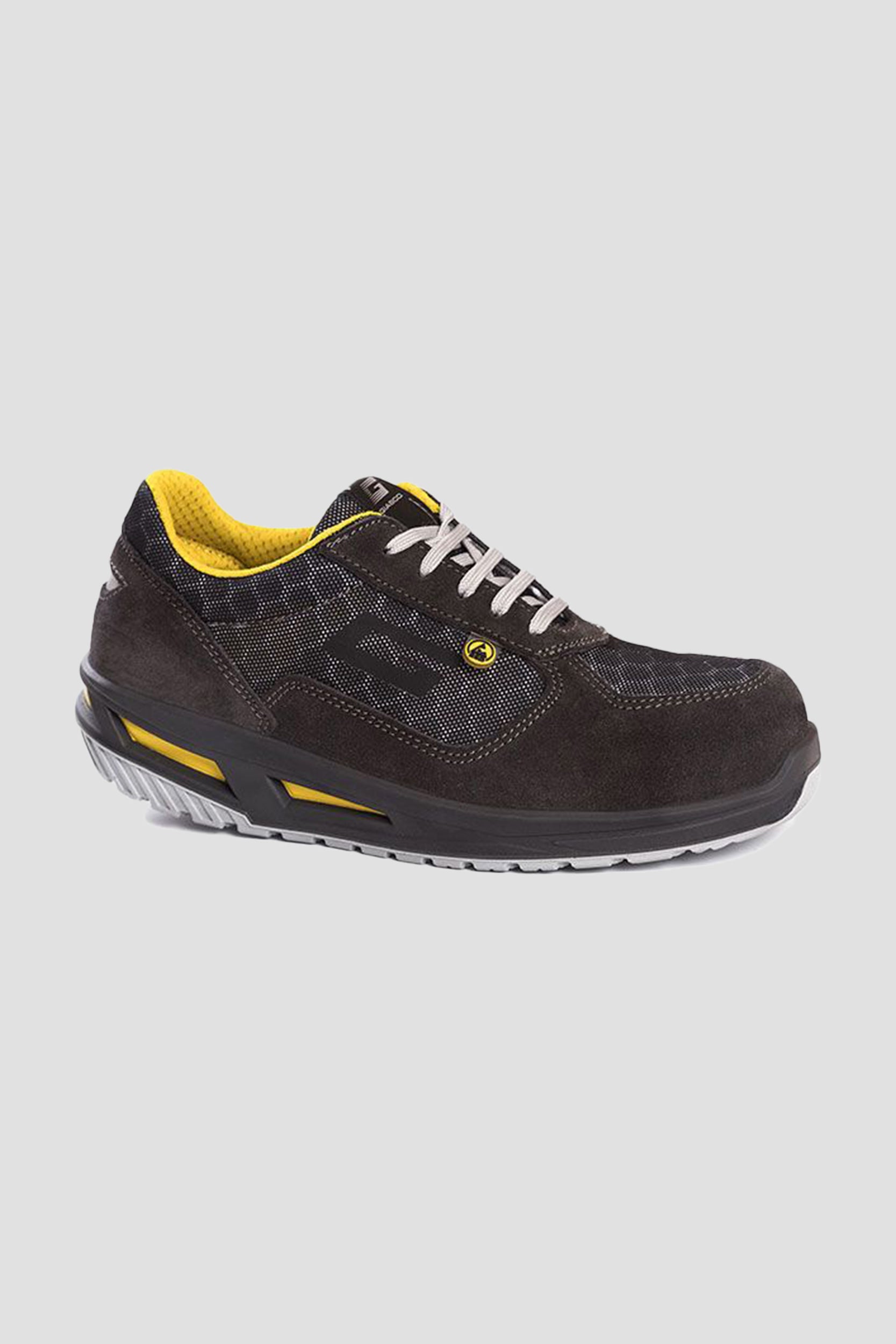 Sicherheitsschuh LEOPARD S1P schwarz gelb metallfrei