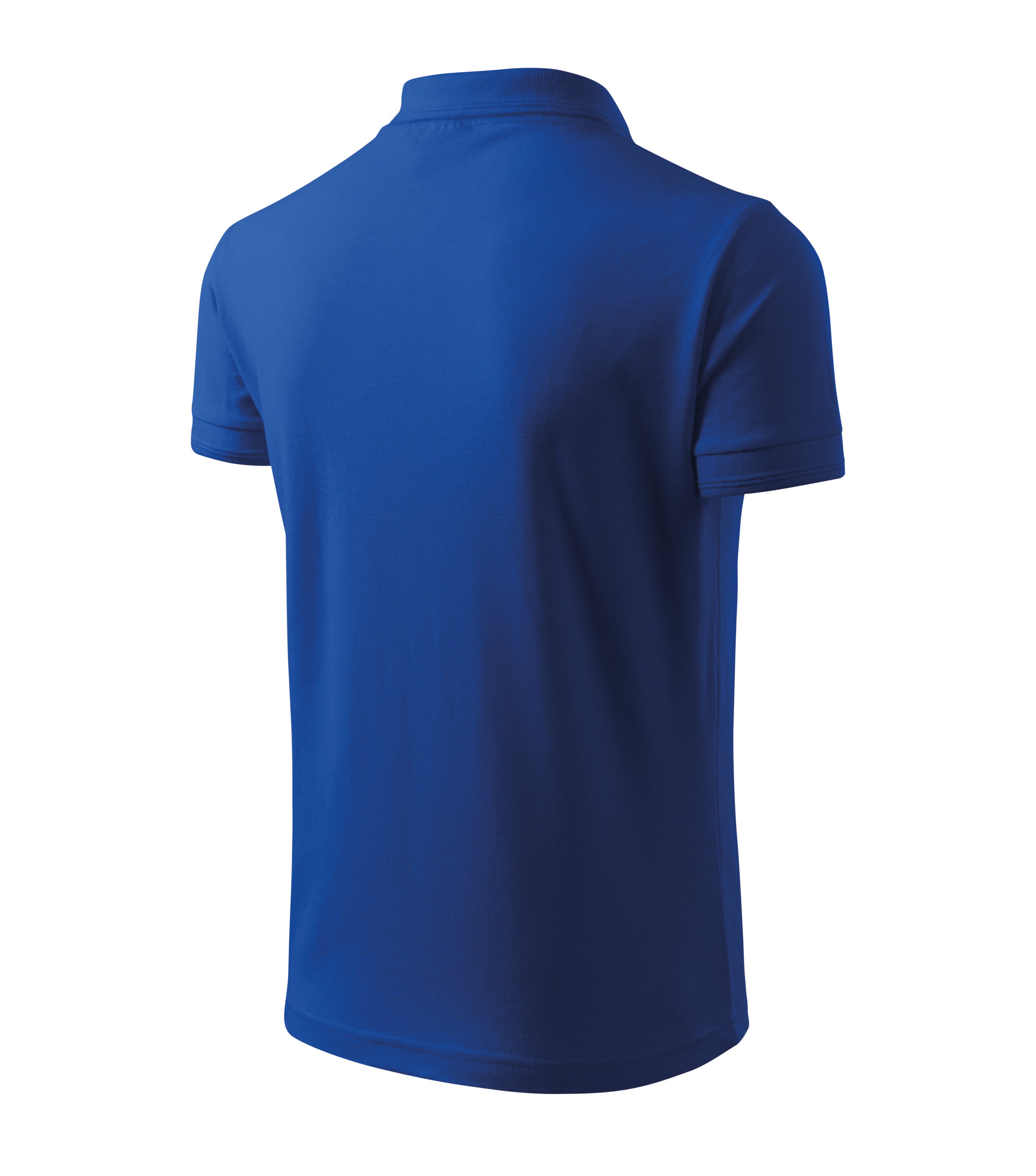 Pique Polo Shirt Men's Royal Blue