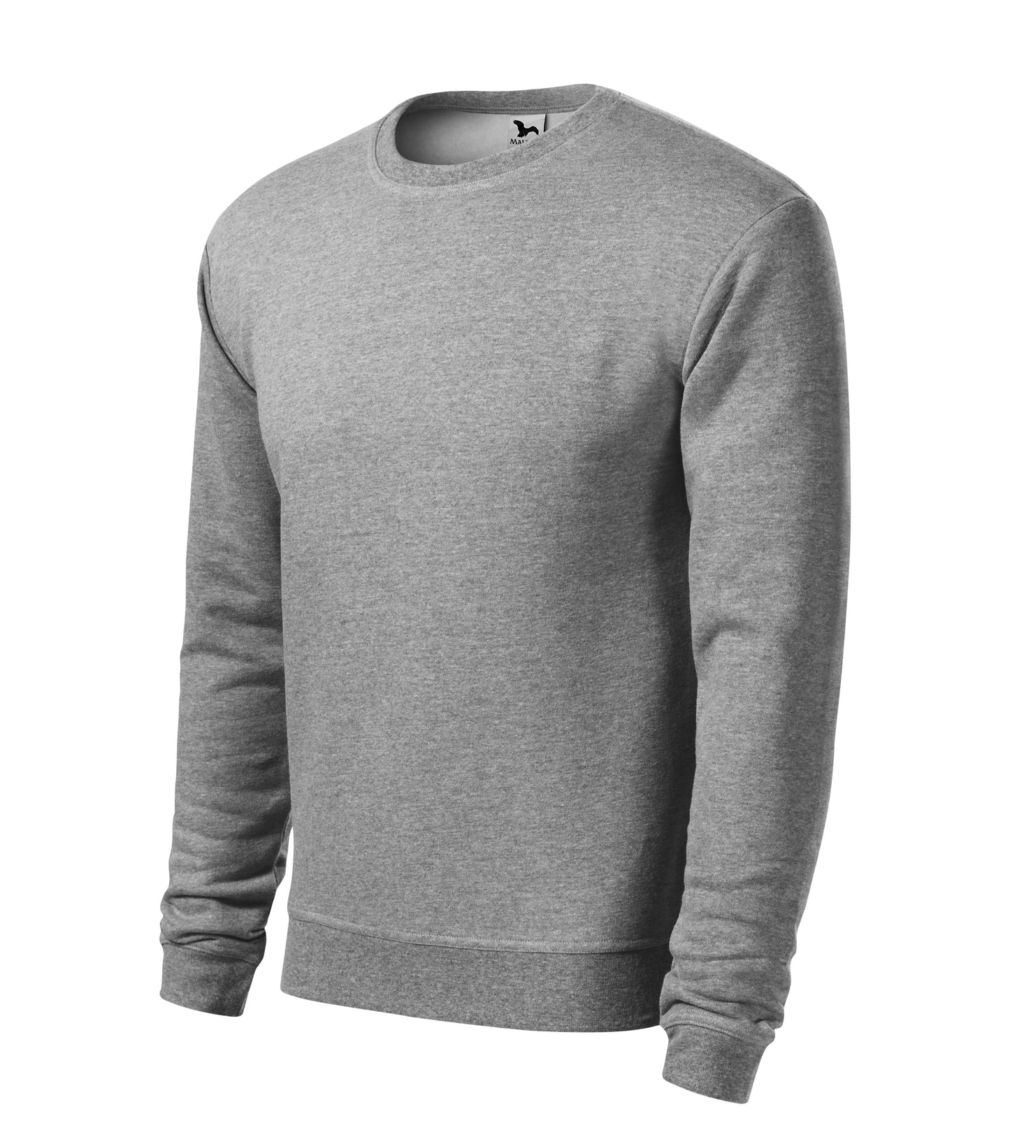 Essential Sweatshirt Herren Dunkelgrau Melliert