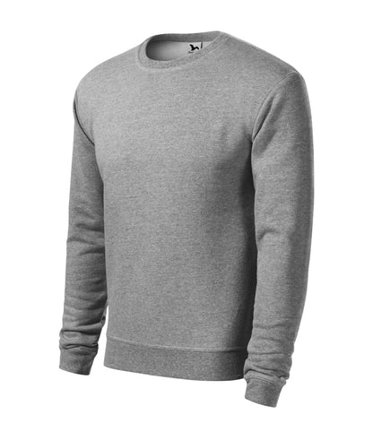 Essential Sweatshirt Herren Dunkelgrau Melliert