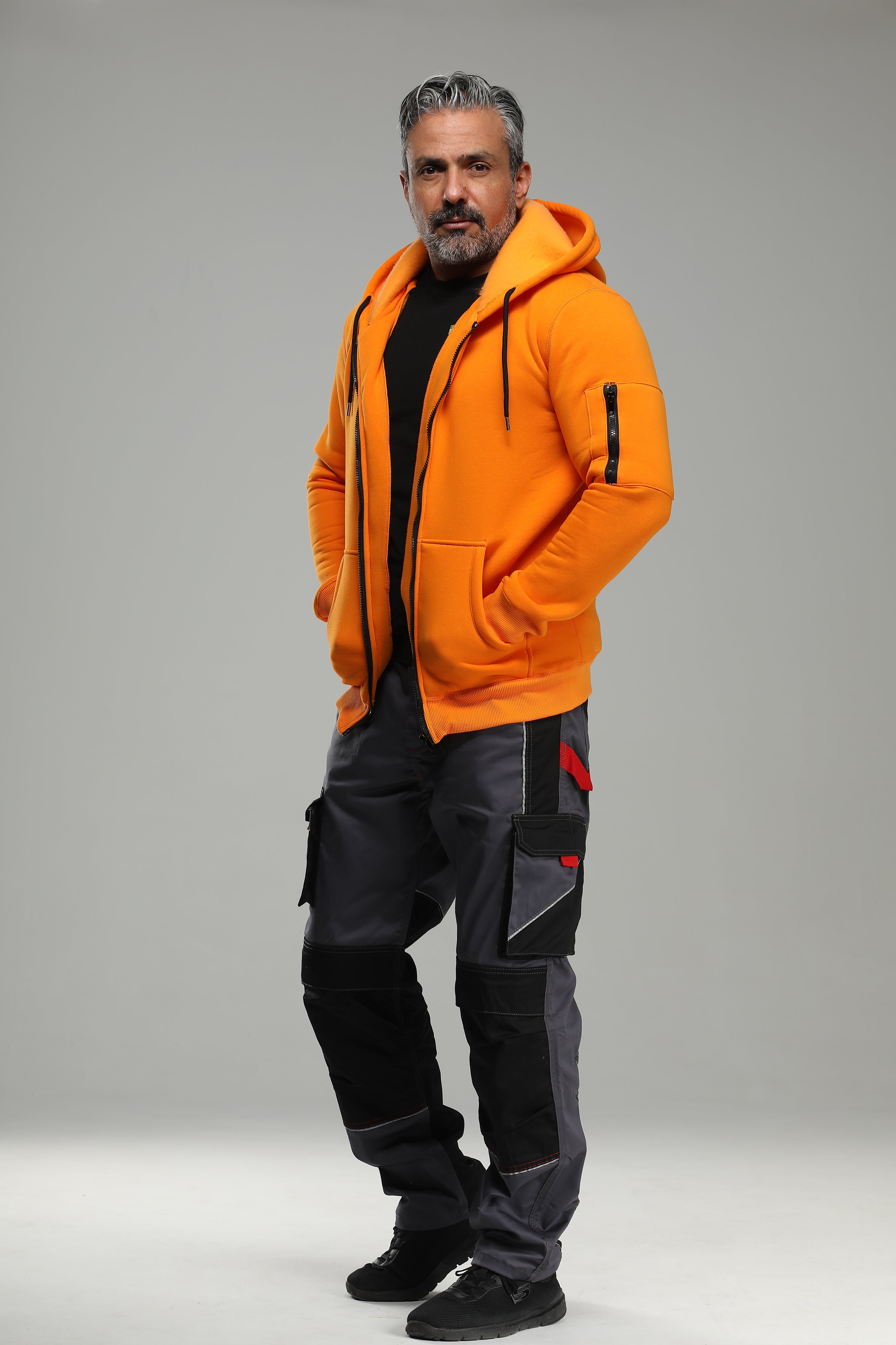 Hoodie sweater jacket