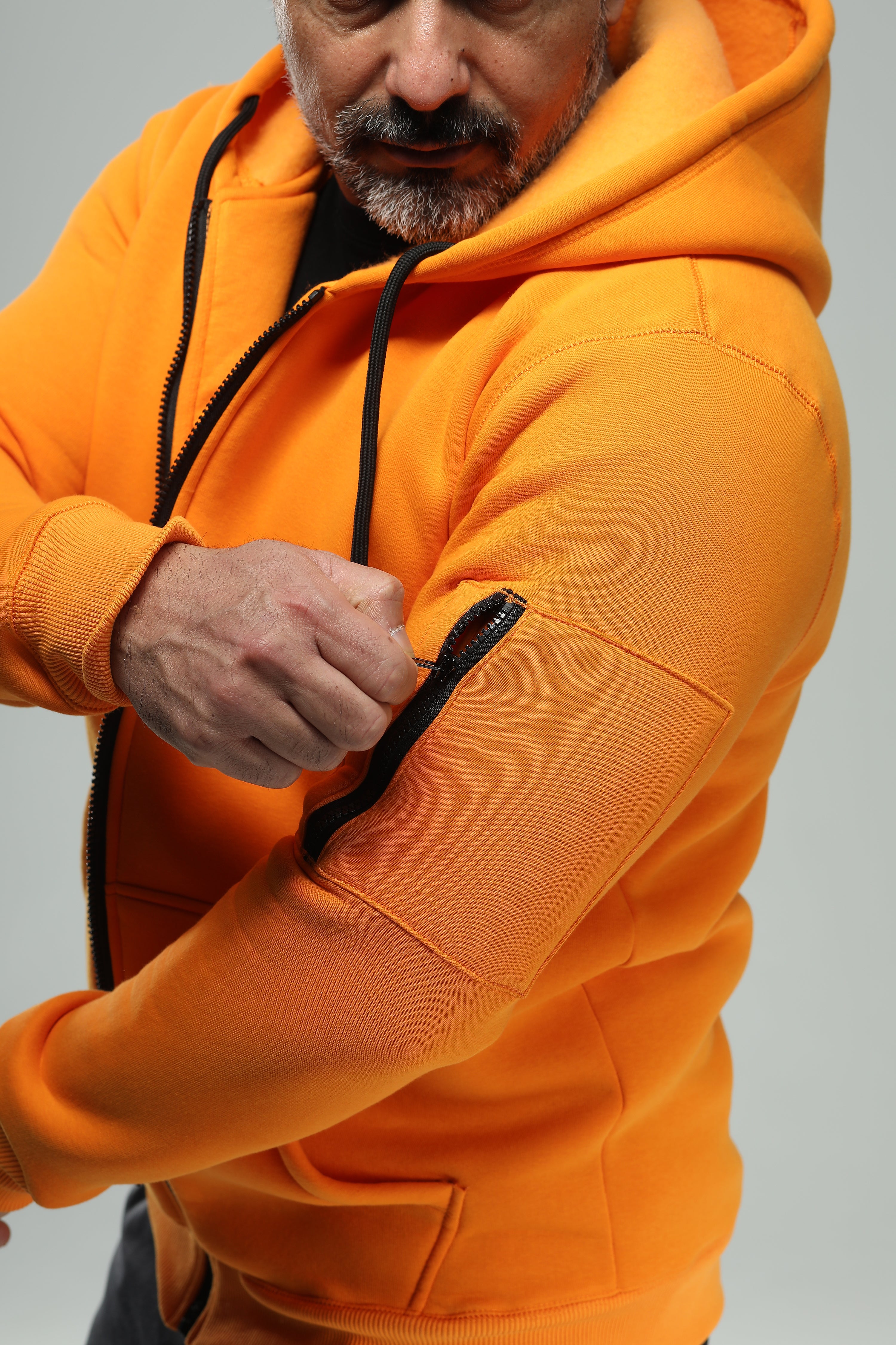 Hoodie sweater jacket